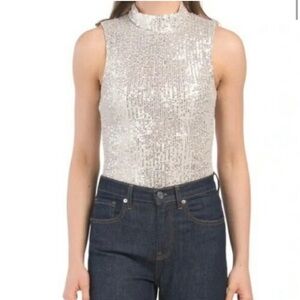 7 for all mankind sequin bodysuit- BNWT
